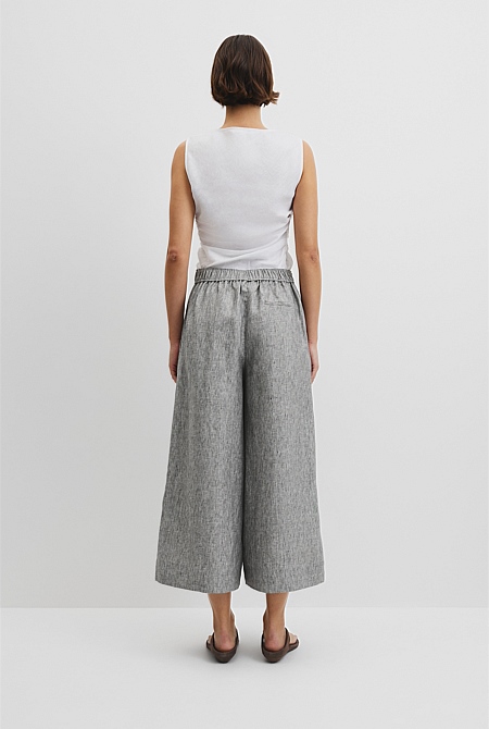 Linen Wide Leg Pant