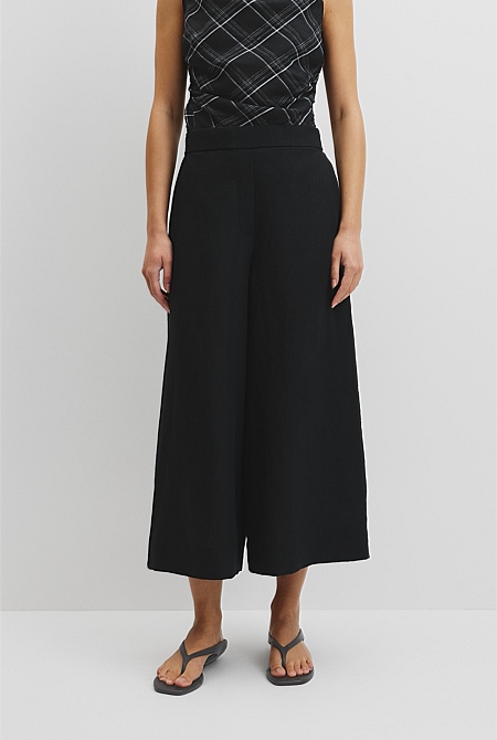 Organically Grown Linen Wide-Leg Pant Organically Grown Linen Wide-Leg Pant