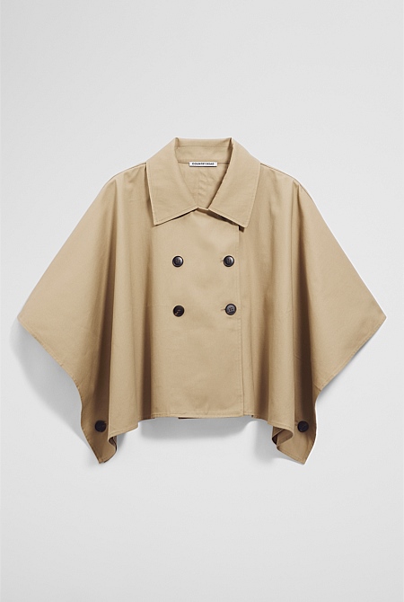 Button Through Cape