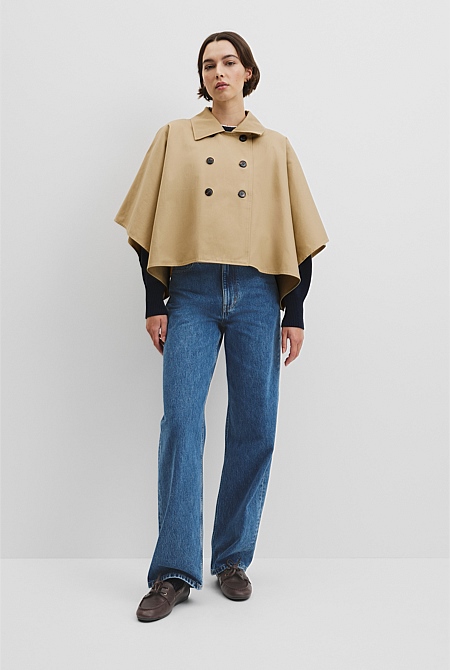 Button Through Cape