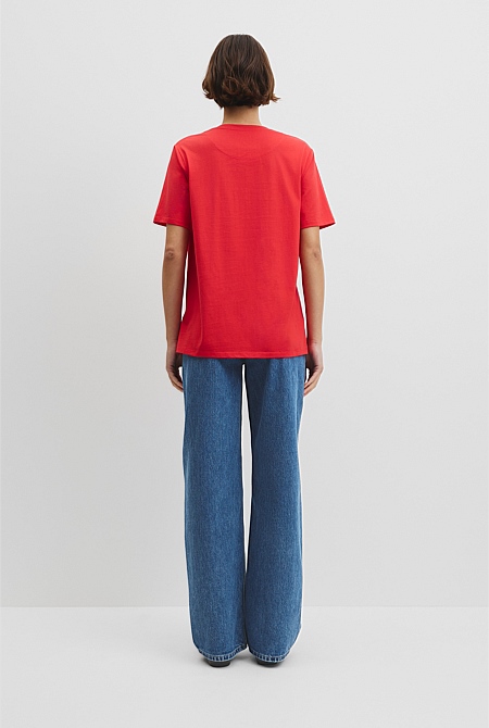 Australian Cotton Heritage Embroidered T-Shirt