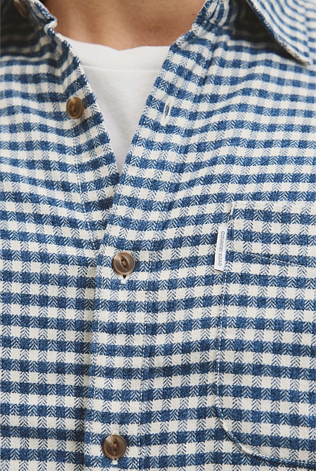 Regular Fit Flannel Gingham Shirt