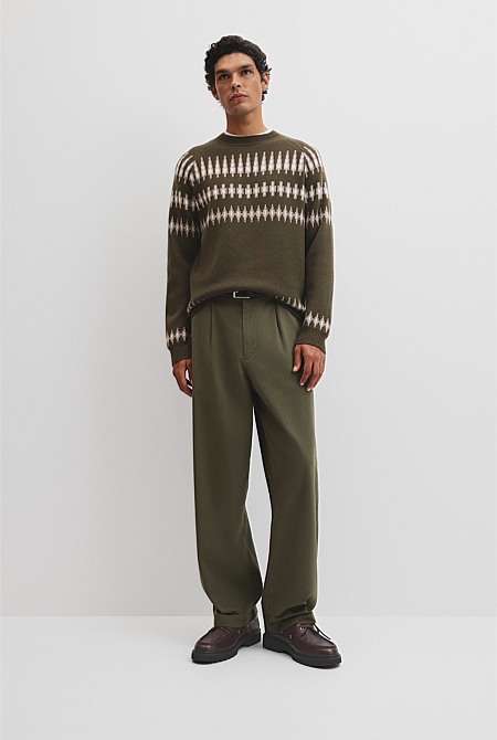 Wool Fair Isle Knit