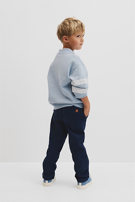 Organically Grown Cotton Collared Sweat