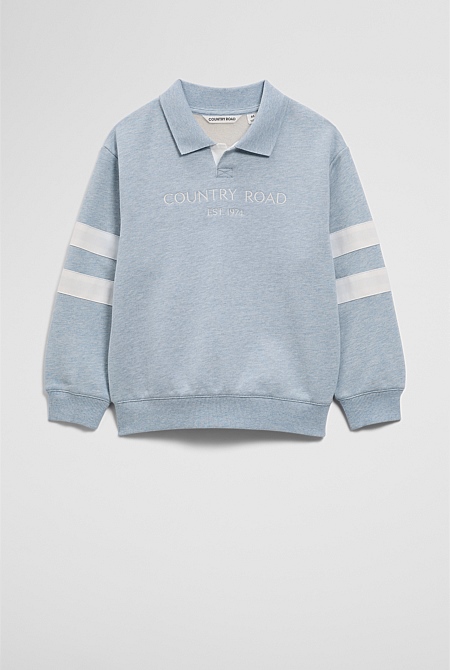 Organically Grown Cotton Collared Sweat