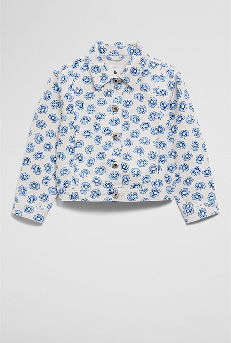 Printed Denim Jacket