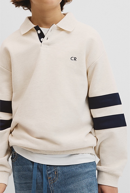 Teen Collared Sweat
