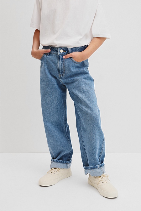 Teen Curved Seam Jean