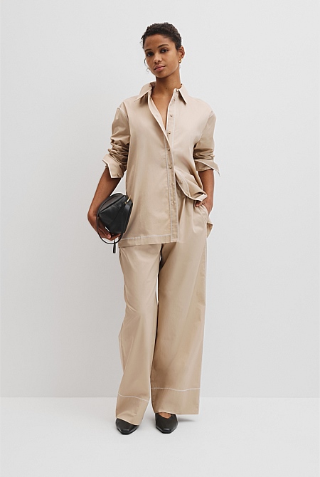 Contrast Stitch Shirt