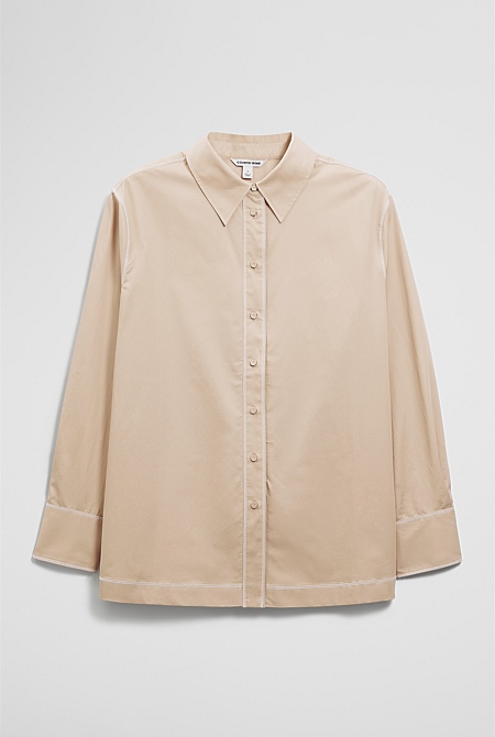 Contrast Stitch Shirt