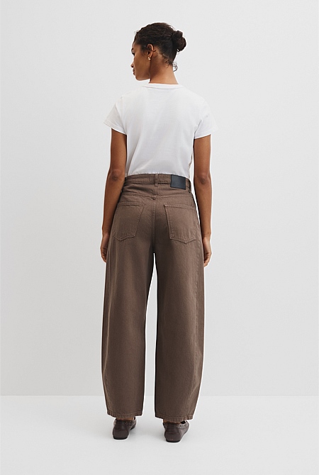 High Rise Barrel Jean