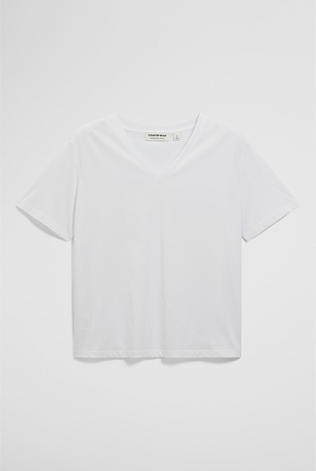 Australian Cotton V-Neck T-Shirt