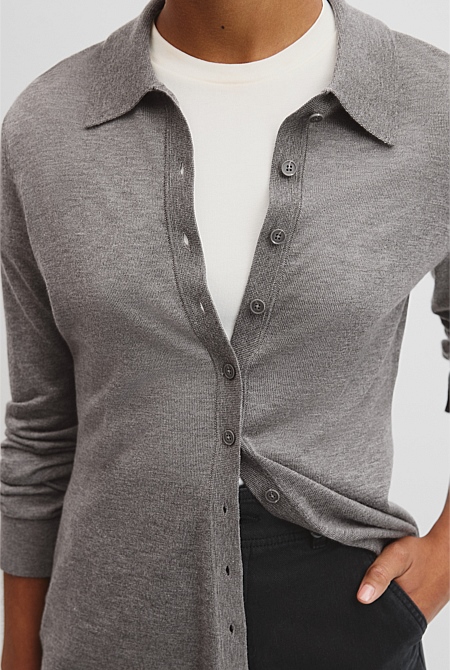 Long Sleeve Knit Shirt