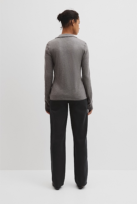 Long Sleeve Knit Shirt