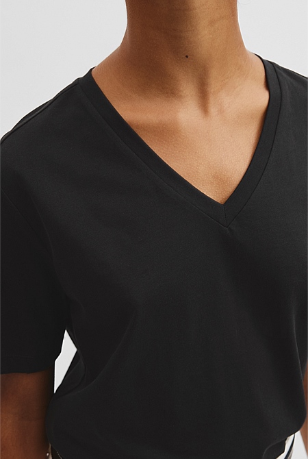 Australian Cotton V-Neck T-Shirt Australian Cotton V-Neck T-Shirt