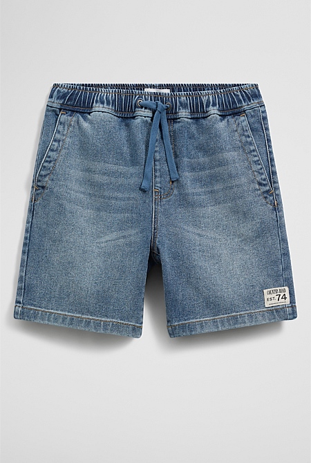 Teen Pull On Denim Short Teen Pull On Denim Short