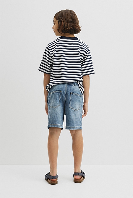 Teen Pull On Denim Short