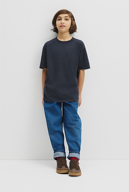 Teen Australian Cotton Relaxed Short Sleeve T-Shirt