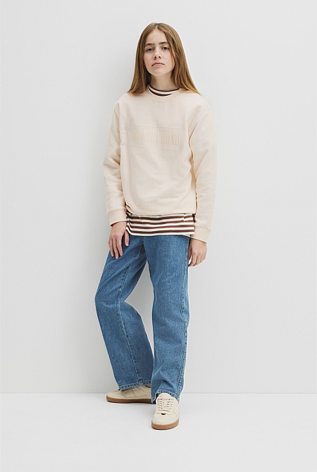 Teen Australian Cotton Relaxed Heritage Sweat