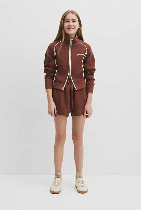 Teen Raglan Zip Through Jacket