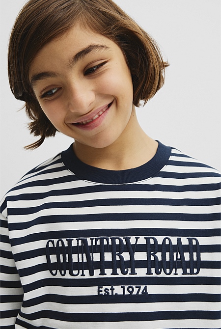 Teen Australian Cotton Short Sleeve Relaxed Heritage T-Shirt