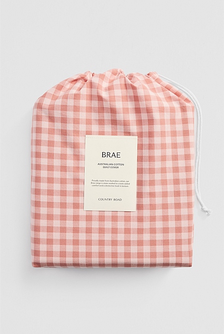 Brae Australian Cotton King Quilt Cover