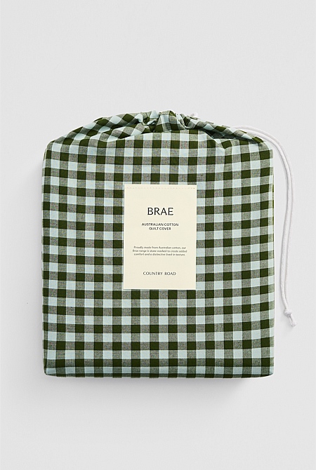 Brae Australian Cotton King Quilt Cover