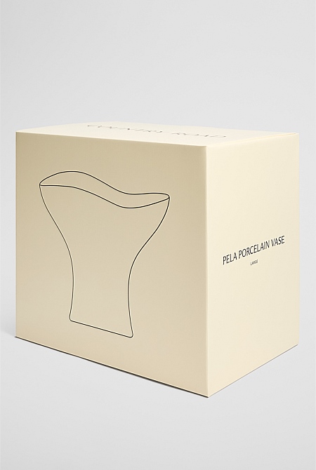 Pela Large Metallic Vase