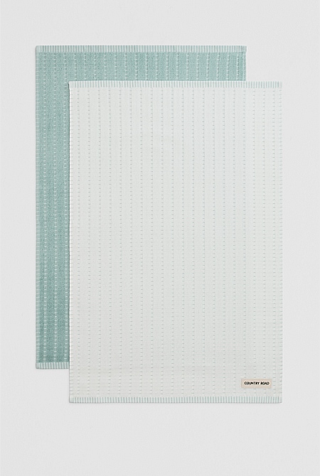 Mira Australian Cotton Tea Towel Pack of 2