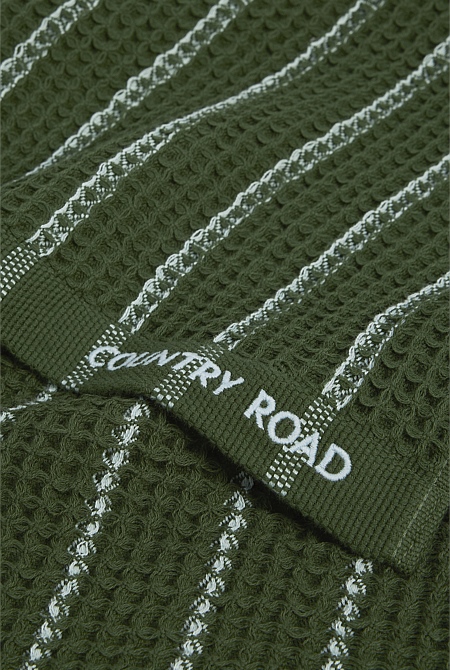 Parker Australian Cotton Waffle Bath Towel