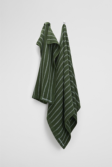 Parker Australian Cotton Waffle Bath Towel