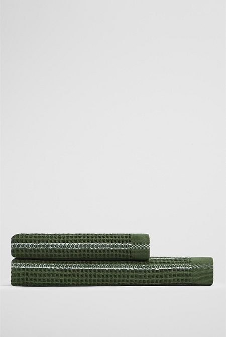 Parker Australian Cotton Waffle Bath Towel