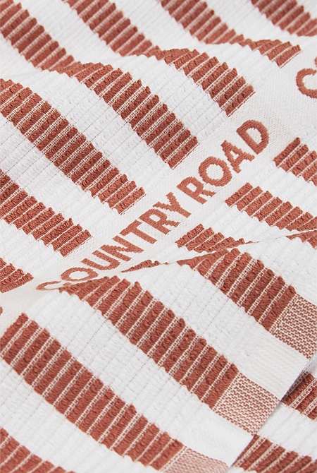 CR Stripe Australian Cotton Tea Towel Pack of 3