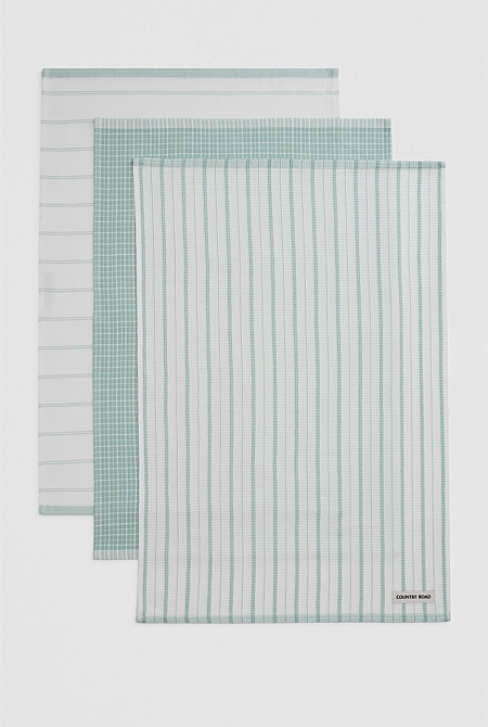 Laine Australian Cotton Tea Towel Pack of 3
