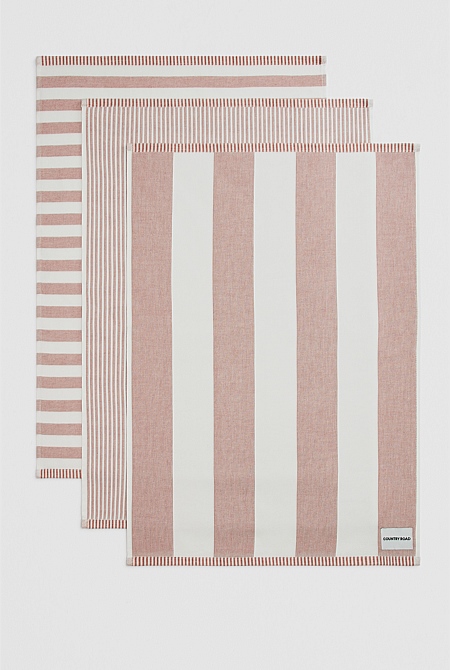 Isa Australian Cotton Tea Towel Pack of 3