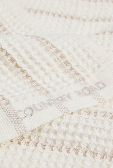Parker Australian Cotton Waffle Bath Towel