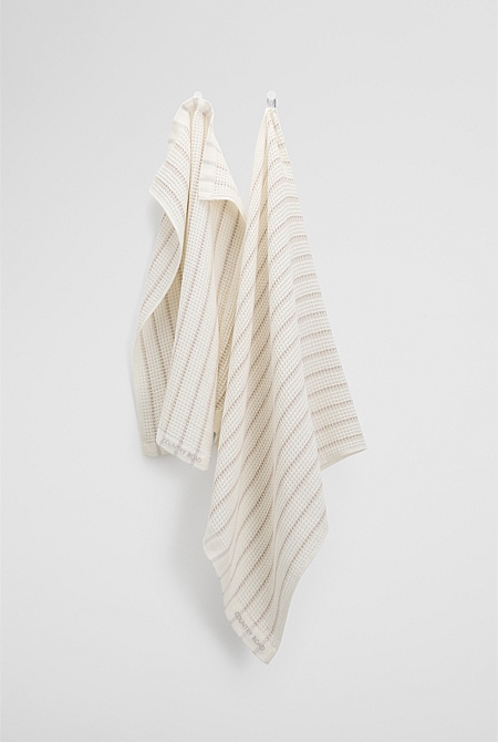 Parker Australian Cotton Waffle Bath Towel