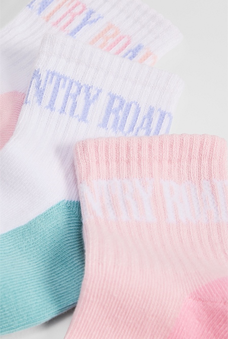 Heritage Quarter Sock Pack of 3