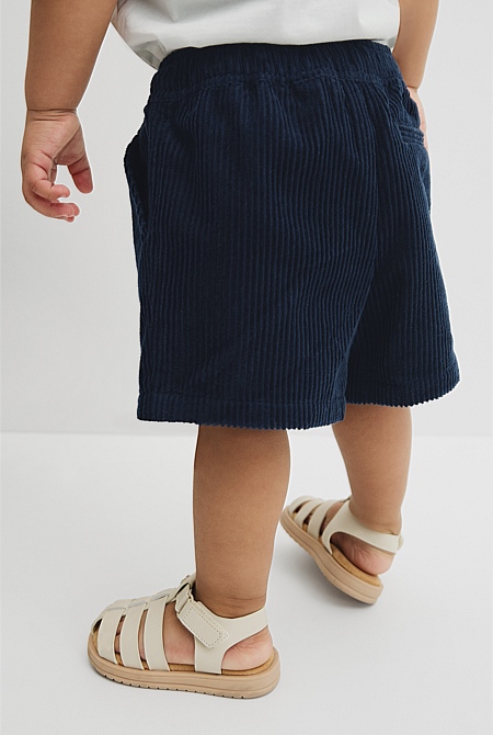 Organically Grown Cotton Pull On Cord Straight Short