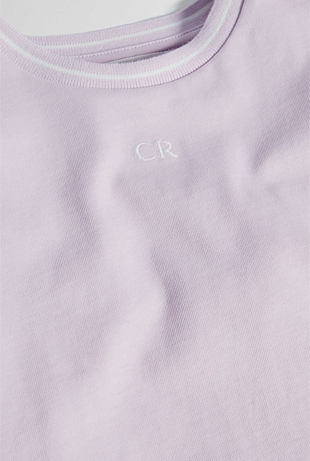 Australian Cotton Short Sleeve Boxy T-Shirt