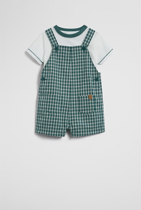 Woven Overall Set