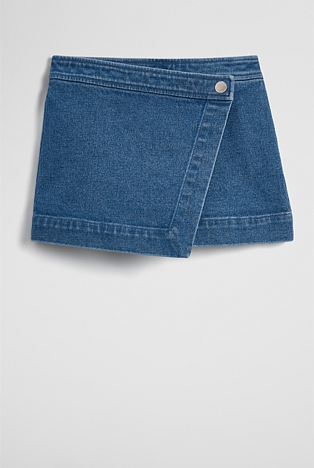 Denim Skort