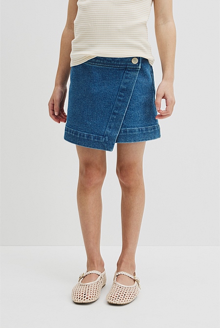 Denim Skort