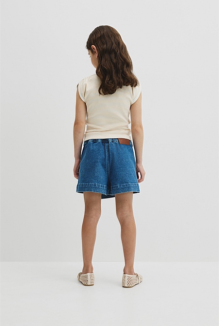Denim Skort