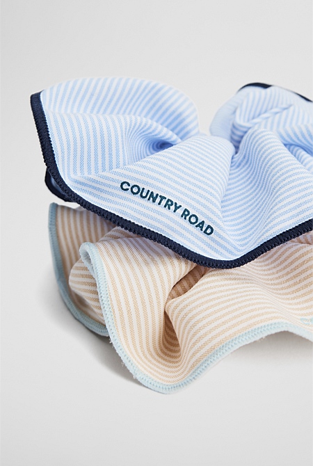Stripe Scrunchie Pack of 2
