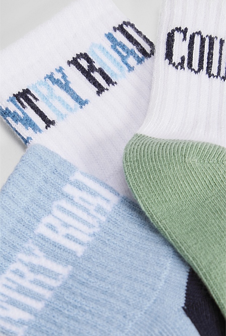 Heritage Quarter Sock Pack of 3