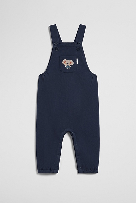 Organically Grown Cotton Koala Jersey Overall Organically Grown Cotton Koala Jersey Overall