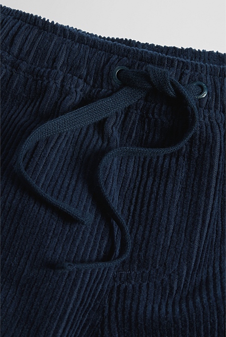 Organically Grown Cotton Pull On Cord Straight