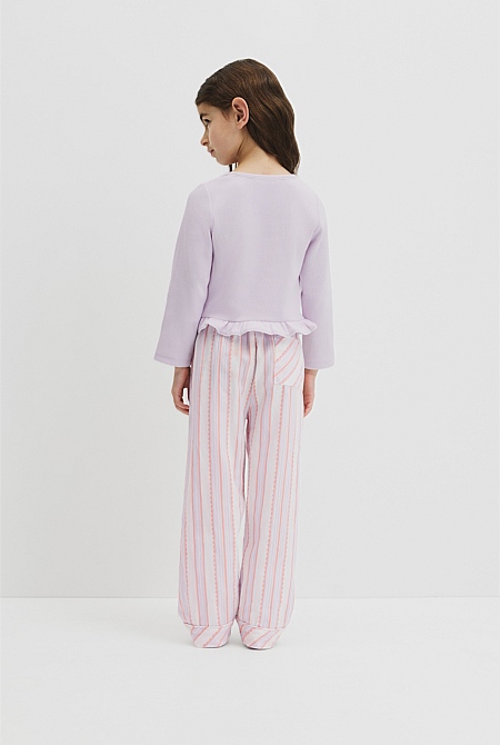 Long Sleeve Stripe Sleep Set