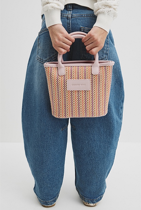 Woven Mini Tote Bag Woven Mini Tote Bag